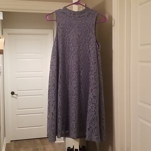 Slate Blue Kace Skater dress